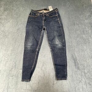 Levi's Legging Jeans Womens 25x24.5 Blue Denim Skinny Leg Medium Wash 5 Pockets